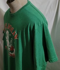 HOLIDAY TIME MEN’S SZ 3XL (54-56) GREEN “STAY JOLLY MY FRIENDS” HOLIDAY T-SHIRT