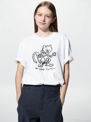 Pokémon UNIQLO UT 30th Anniversary Mewtwo White T-Shirt Japan Limited New PSL