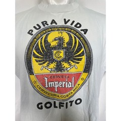 Imperial Beer Costa Rica Pura Vida Golfito Gray T-Shirt Men’s XL