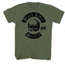 Heavy Metal Skull Flag Style Graphic Music Fan T Shirt