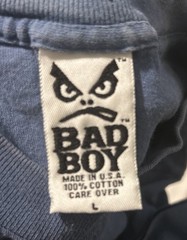 Vintage Bad Boy Club Shirt Mens Large Single Stitch 90s Y2K Made USA Faded