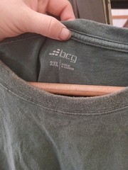 Mens Bcg Short Sleeve T-Shirt Size 2XL Color Grey Great Condition