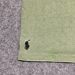 Polo Ralph Lauren T-Shirt Men M Green Custom Slim Fit Jersey Pocket Short Sleeve