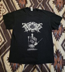 Xasthur Malefic T Shirt Death Black Metal Band Tee Distressed Men’s Size Large