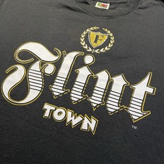 Flint Town Shirt XL Vintage 90s Michigan Hip Hop Rap Graphic Tee Old School