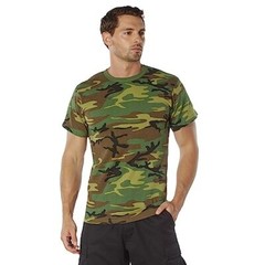 Rothco Woodland Camouflage T-Shirt 60560 – S