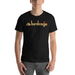 THE BIRDCAGE Robin Williams Movie Black Tee Short-Sleeve Unisex T-Shirt