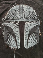 The Mandalorian This Is The Way Men’s Black T-shirt Tee Shirt Star Wars, Large