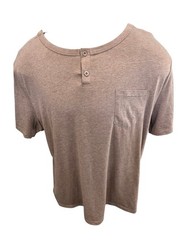 Rotator Cuff Surgery Short Sleeve Snap Up Seams Shirt Lot Of 2 2XL Brown & Blue