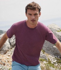 5 PACK Fruit of the Loom Mens Tee Shirt Plain 100% Cotton Round Neck T-Shirt TOP