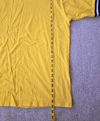 VTG 90s Pro Player Men’s XL NY Yankees MLB 99 Yellow Navy Vneck T-shirt Rare