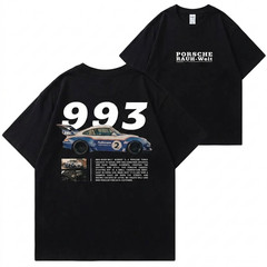 Porsche 993 RWB Shirt Vintage Racing Car Graphic Tee
