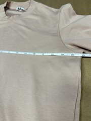 UNIQLO Airism Long Sleeve Crew T-Shirt Dusty Pink Lightweight Stretch Men’s M