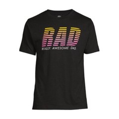 Way To Celebrate Men’s Father’s Day ‘Really Awesome Dad’ TShirt Black 3XXL(54-56