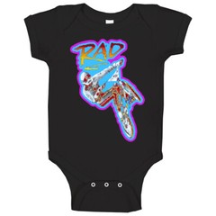 Rad Bmx Retro 80’s Movie Baby One Piece