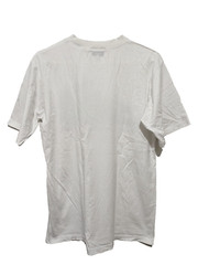 Nikke Harrigan Crocodile Shirt Distresed Mens White Short Sleeve Size Medium