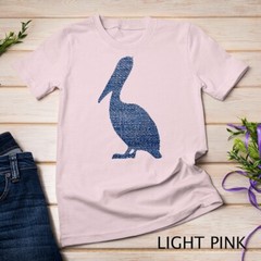 Pelican T Shirt – Denim Blue Jean Texture Unisex T-shirt