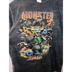 Monster Jam Graphic T-Shirt Mens Medium Charcoal Gray Grave Digger Max-D Tee
