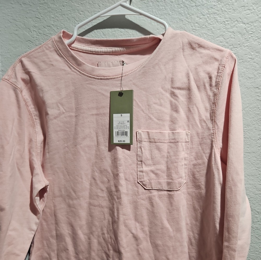 Goodfellow & Co. Men’s Light Pink Heavyweight Pocket T-Shirt Size Small New