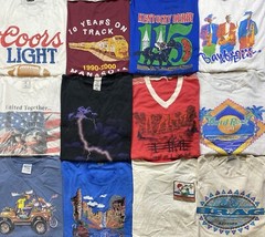Vintage Graphic shirts Promo Funny Cartoons Sport Destinations Lot Of 20 Mix Szs