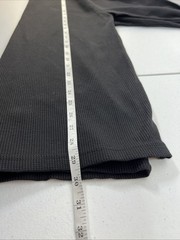 Linea Uomo Black Waffle Knit Thermal V-Neck Size XL