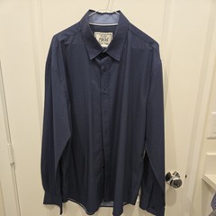 Lot of 7 Various Brands Long Sleeve Button Up Shirts Size Large and XL