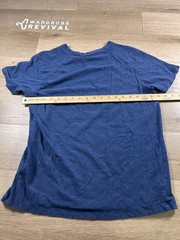 Kenneth Cole Active Tech Crew Neck Short Sleeve T-Shirt Captain Blue Sz M