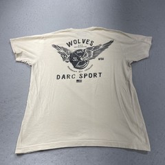 Darc Sport Shirt Mens Large Beige Wolves Bodybuilding Club Gym 2 of 100 Limited