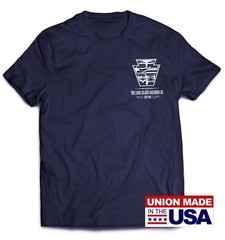 UNION-MADE IN USA – LIRR LONG ISLAND RAILROAD DIESEL SERVICE T-SHIRT PRR PENNSY