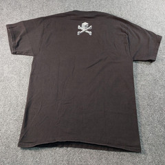 DEF CON 25 Hacker Conference T‑Shirt Mens Medium Black 2017 Crossbones Tech Tee
