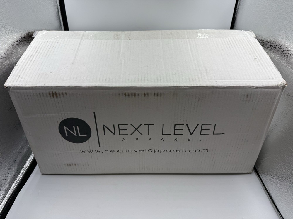 NEW 66 Pcs Next Level Premium Fitted CVC Crew T-Shirt Unisex 6210 White Size L