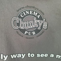 Chunky’s Cinema Pub Kevin Bacon on a Burger I’ll Take 2 Sz L Gray