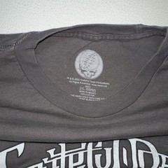 Grateful Dead T-Shirt Unisex 2XL 50-52 Dancing Bears Rainbow Graphic Tee Gray