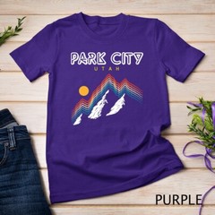 Park City Utah – USA hiking and climbing 1980s Retro Unisex T-shirt