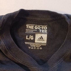 Adidas The Go-To Tee Life Christian Academy Eagles Black T-Shirt Cotton Size L