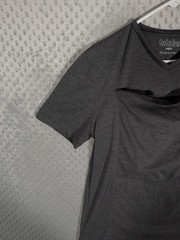 Lalabu Dad Shirt Men’s Large Gray Baby Carrier Kangaroo Pouch Newborn Infant