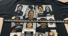 Vintage SONS of ANARCHY Mug Shot T-shirt Men’s Large Black Graphic Tee Shirt