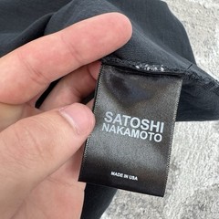 Satoshi Nakamoto Bitcoin Cut Off Shirt