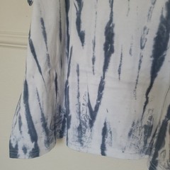 Take That T-shirt Tie Dye Mens Size XL White Blue Pre Shrunk Cotton Blue White