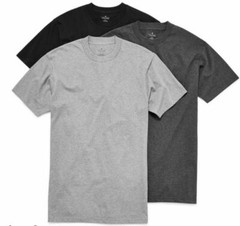 Stafford 3-Pack Men’s Big & Tall Heavyweight Cotton Crew-Neck T-Shirts – TALL