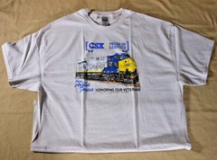 CSX 1776 Veterans Spirit Diesel Youth and Adult Tee