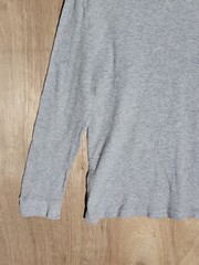 Jachs MFG Thermal Waffle Knit Shirt Gray Long Sleeve Men’s Size M