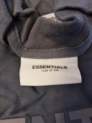 Fear of God Essentials Boxy Long Sleeve T-Shirt Logo DARK SLATE/BLACK SS20 M&L
