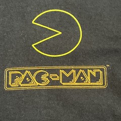 Pac-Man Bandai Namco Ent Inc. Black T Shirt Adult Size M (C-Life Group, LTD)