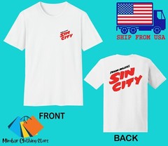 Sin City Classic Retro Movie Men’s White Size S-5XL