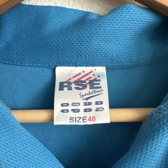 Vintage India Cricket Jersey RSE Sportswear Size 40 Blue Spellout Polo Shirt