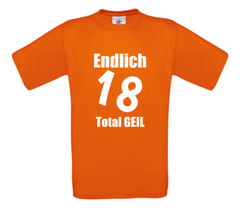 Unisex T-Shirt – Finally 18 Totally Horny – Adult Birthday Gift – Party