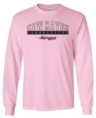 New Haven Connecticut State T-Shirt Long Sleeve Graphic Tees Unisex Apparel Text