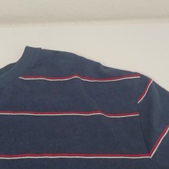 Goodfellow & Co Men’s Blue/Red/White Striped Short Sleeve Crew Neck Tee 2XL