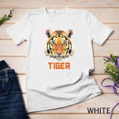 Cool Geometric Bengal Indian Tiger Face Sweatshirt Cat Gift Unisex T-shirt